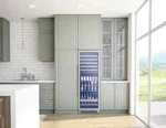 Zephyr Inch Ss/glass Full Size Wine & Beverage Cooler PRWB24F02AG New. Price: $2989.00.