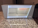Red Bull Mini Fridge Bar Back Countertop Rare Slanted Window Used. Price: $280.00.