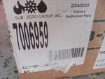 7006959 Sub-zero Fridge Oem Compressor Assembly New. Price: $389.99.