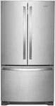 Whirlpool Inch French Door Refrigerator - WRFF3236RZ Open. Price: $1899.99.