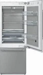 Thermador Freedom Col T30IB905SP 30" Panel Ready Built-in Smart Refrigerator Open. Price: $6799.00.