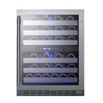 Summit ALWC532CSS 24" Glass Door Wine Refrigerator, Dual Temperature, 46 Bottles New. Price: $2205.95.