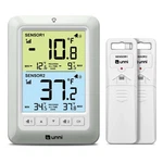 Unni Refrigerator Thermometer With Alarm, Digital Wireless Multicolored New. Price: $42.21.