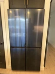 2 Samsung Bespoke 4-DR. Refrigerator Navy Steel Bottom Panels RA-F18DBBQN Used. Price: $160.00.