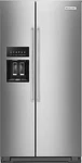 Kitchenaid KRSC703HPS 36" Stainless Side By Refrigerator Open. Price: $1600.00.