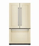 Kitchenaid 36" Counter Depth 22 Cu. Ft. Panel-ready Refrigerator KRFC302EPA Open. Price: $2499.99.