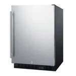 Summit SCR610BLSD 24" Stainless Steel Door Undercounter Refrigerator Black... New. Price: $1664.88.