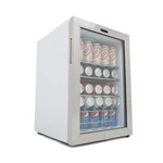Can Freestanding Beverage Refrigerator Cooler With Lock Stainless Steel New. Price: $524.42.