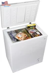 Deep Freezer 5.0 Cubic Feet Chest 1 Wire Basket Front Drain Congelador New. Price: $562.99.