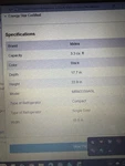 Compact Refrigerator 3.3 Cubic Feet Black Midea Brand Used Lightly. Price: $80.00.