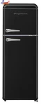 7.5 Cu. Ft. Top Freezer Refrigerator Black Rounded Corners Retro EFR756 New. Price: $532.94.
