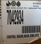 7042934 Sub-zero Main Control Board Genuine Part/brand New. Price: $399.20.