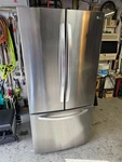 Lg French Door Refrigerator Used. Price: $750.00.
