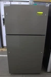 GTS22KMNRES 33" Slate 21.9 Cu. Ft. Top-freezer Refrigerator Nob #157044 Open. Price: $699.00.