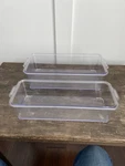 2 Piece Kitchenaid Refrigerator Door Bin KRSC503ESS01 W10316457 Large Small Set Used. Price: $69.00.