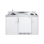 Summit C60EL All-in-one Combo Kitchen, 59.18"W X 24"D 40"H, With Deep Drawn... New. Price: $3114.85.