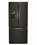 Whirlpool 30" French Door Refrigerator With 19.7 Cu. Ft. - WRF560SEHV Open. Price: $1599.99.