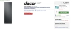 Dacor Contemporary RAC30AMLHMS Inch Column Modernist Panel Graphite Stainl New. Price: $1149.00.