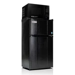 Microfridge 3.1MF7-7B1X Refrigerator/freezer/microwave, 44" H, Black New. Price: $866.99.