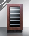 Summit 18" Wide Built-in Wine Cellar, Panel Ready Glass Door, Rh CL18WCPNR New. Price: $2500.00.