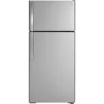 GTE17GSNRSS 28 Inch Freestanding Top Freezer Refrigerator Stainless New. Price: $629.30.