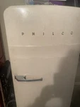 Philco 1116 Freestanding Refrigerator Beige Single Door Manual Defrost 10-15 Ft Used. Price: $2000.00.