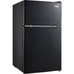 2 Door Mini Fridge Freezer Black Dorm Office Garage Man Cave Small Refrigerator New. Price: $170.41.