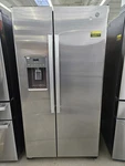GZS22DSJSS 36" Stainless Cd Side By Refrigerator Nob #160577 Open. Price: $1849.00.