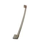 WG03L09879 Refrigerator Freezer Brushed Door Handle, Stainless Open. Price: $158.90.