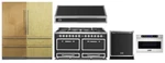 Viking Tuscany Cast Black Kitchen With 7 Series Refrigeration & 66" Range New. Price: $69914.00.
