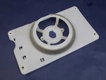 Samsung Refrigerator : Evaporator Fan Motor Bracket (DA61-03181A) P6520 Used. Price: $14.99.