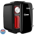 Yashe Mini Fridge 4 LITER/6 Cans Small Refrigerator For Skincare 110V Ac/ 12V New. Price: $93.73.