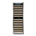 164 Bottle Built-in Stainless Steel Dual Zone Compressor Wine Refrigerator New. Price: $1791.85.
