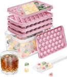 Optish 3 Pack Ice Trays For Freezer, 99 Pcs Cube With Lid And Bin, Roun New. Price: $21.40.