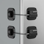 2 Pack Fridge Lock With Combination No Key Required Upgrade Refrigerator New. Price: $12.57.