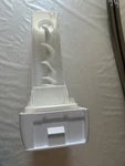 Oem Samsung Refrigerator Ice Bucket Bin Container W/ Auger Assembly RF31CG7400SR Used. Price: $130.00.