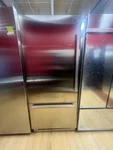 Bertazzoni Master Series REF36BMBIXLT Built-in Bottom Freezer Refrigerator Open. Price: $7895.00.
