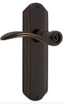Nostalgic Warehouse "timeless Bronze" Long Plate Lever Door Handle Set New. Price: $93.27.
