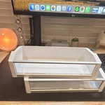 Door Upper Fisher & Paykel RS36A72J1N Refrigerator C836 Used. Price: $45.00.