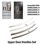 Set Of 2 Dark Stainless For Lg French Door/side By Refrigerator Handle New. Price: $110.00.