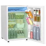 4.5 Cu Ft Mini With Freezer, Wheels, Small Fridge, White New. Price: $210.99.