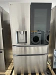 Lg LF29S8250S Cu Ft Instaview 4-DOOR French Refrigerator Stainless Steel Open. Price: $2300.00.