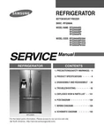 Samsung RFG298AARS, Etc. Service/repair Manual Refrigerator Paperback And Pdf New. Price: $24.99.