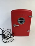 Frigidaire Retro Red Portable Ac/dc Mini Fridge Top Open. Price: $24.99.