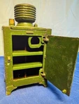 Antique 1930S Hubley Cast Iron General Electric Refrigerator Rare Green Used. Price: $275.00.