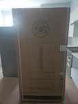 Bertazzoni REF36FDFIXNV 36" Freestanding Counter Depth French Door Refrigerator Open. Price: $2750.00.