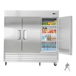 Uimoso Commercial Upright Refrigerator 66.9 Cu.ft With 3 Doors And 12 Shelves New. Price: $2941.59.