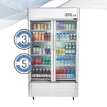 16 Cuft Double Glass Door Upright Display Cooler Merchandiser Refrigerat New. Price: $2818.90.