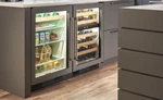 Sub-zero UC-24BG/O Wine Rack Under-counter Refrigerator Only New. Price: $497.22.