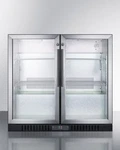 Summit SCR7012D 36"W 7.4 Cu. Ft. Freestanding Merchandiser - Stainless Steel New. Price: $1731.00.